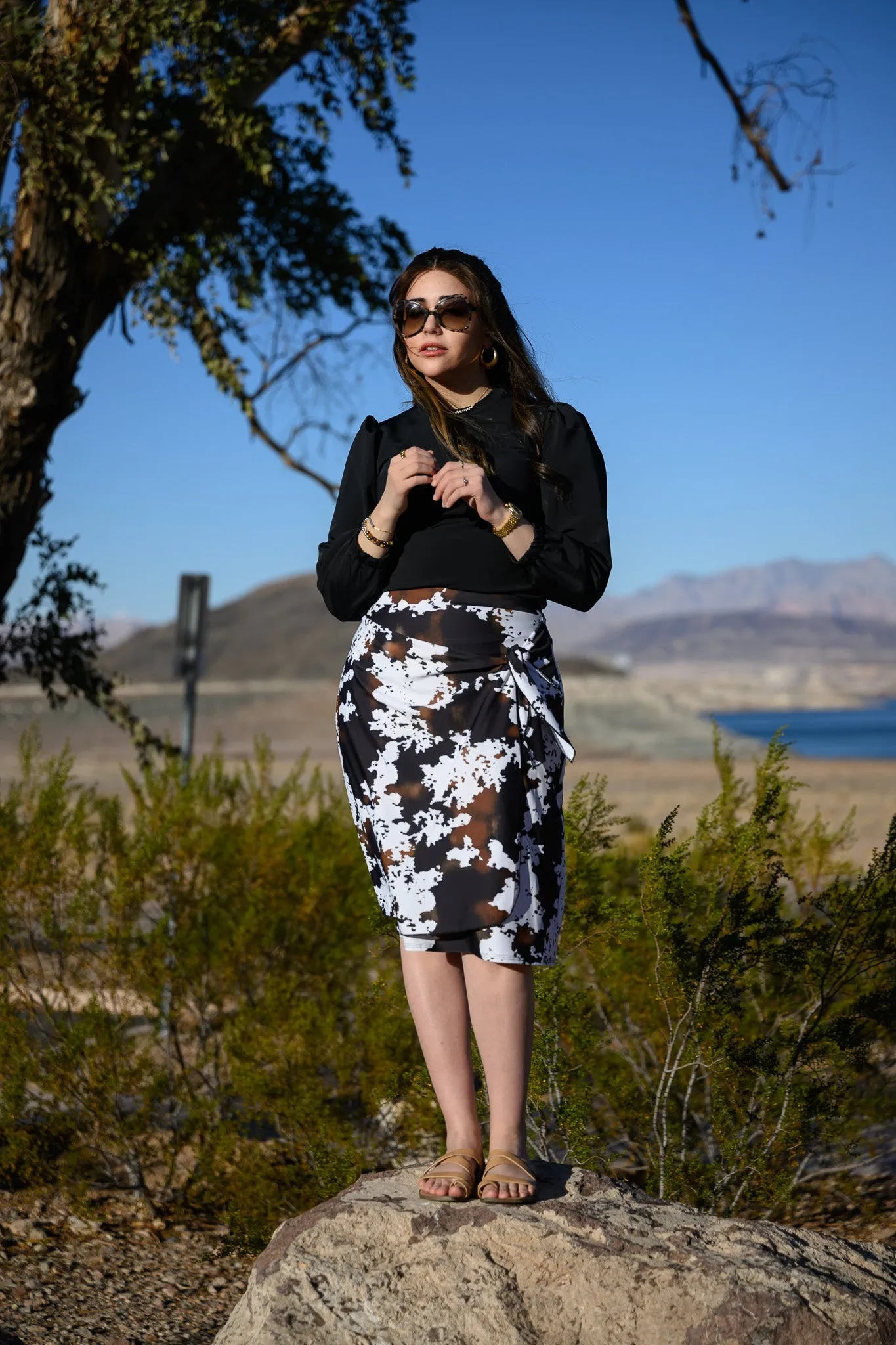 Pony Sarong Swim Skirt