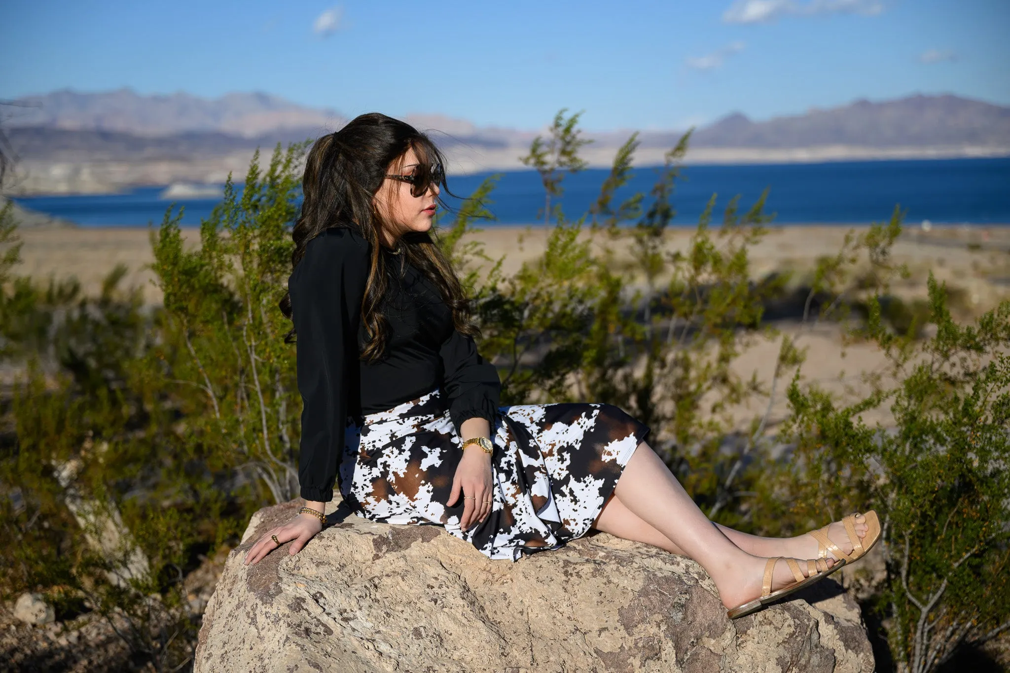 Pony Sarong Swim Skirt
