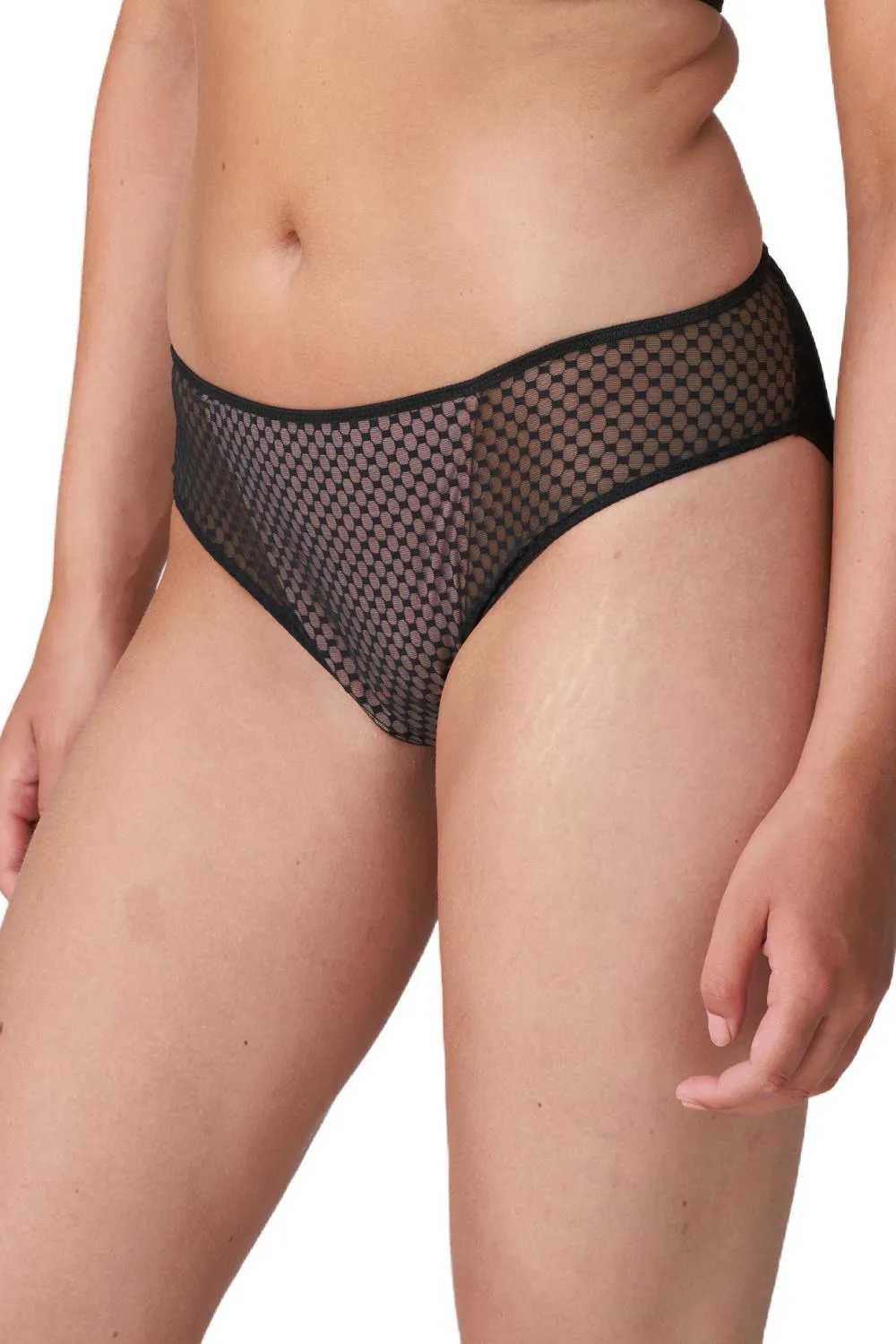 Prima Donna Twist Glass Beach Rio Brief, Black (0542350)