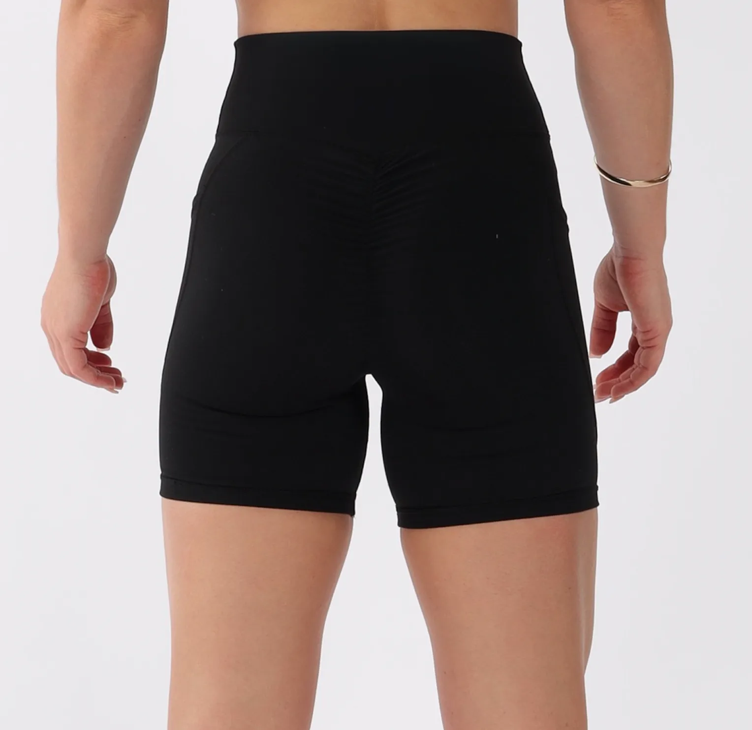 SCRUNCH BIKE SHORTS POCKET- (WHOLESALE)