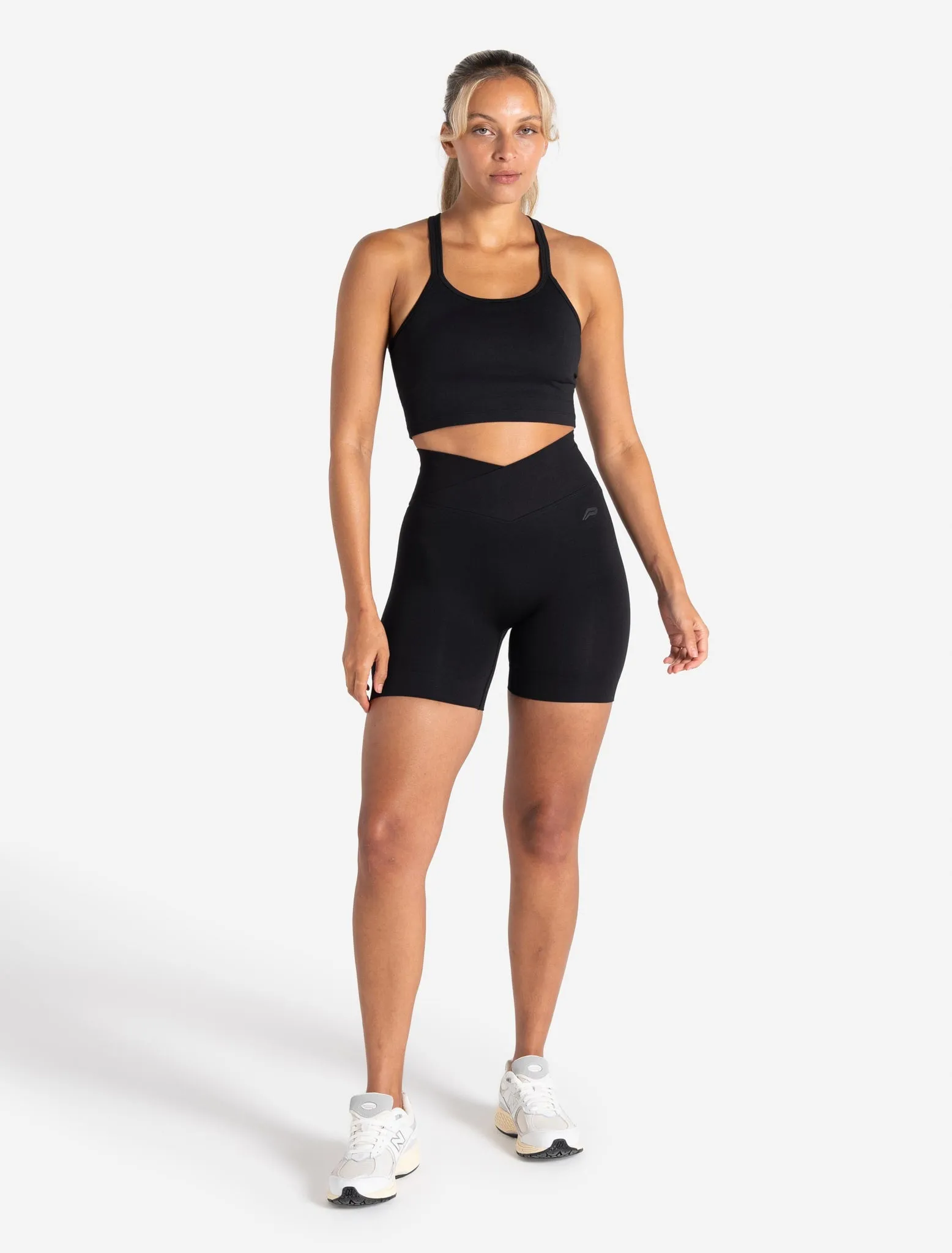 Sculpt Seamless Scrunch Shorts - Black