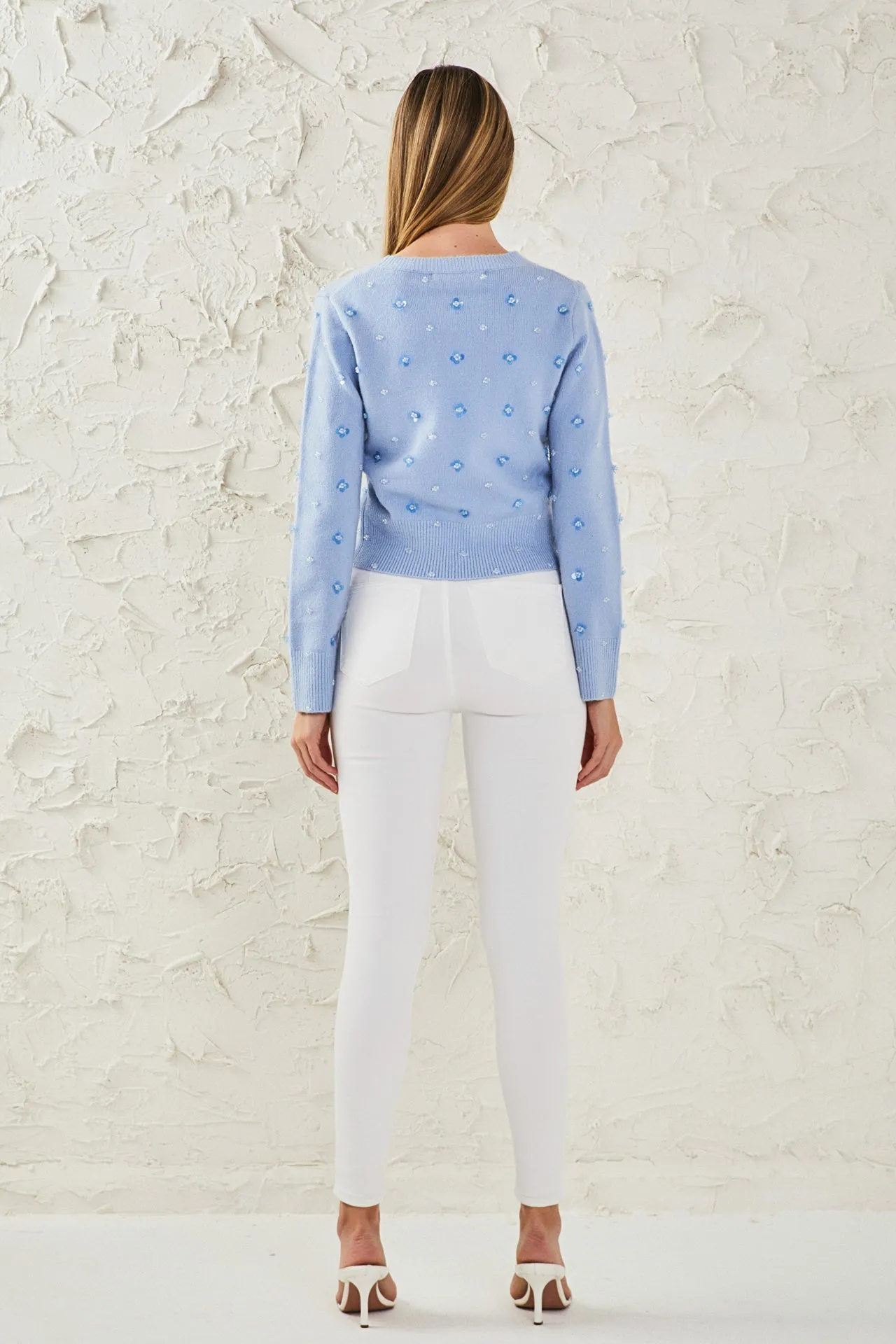 Sequin Embellished Cardigan