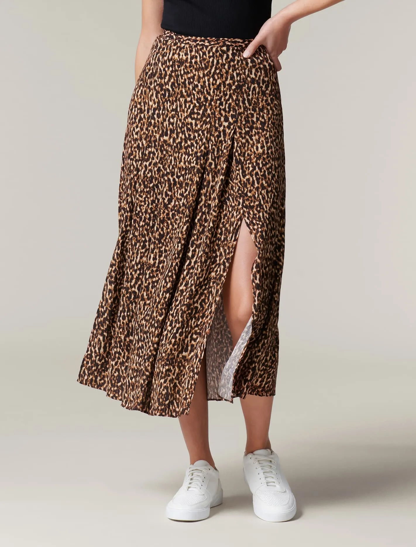 Sophie Double Split Midi Skirt