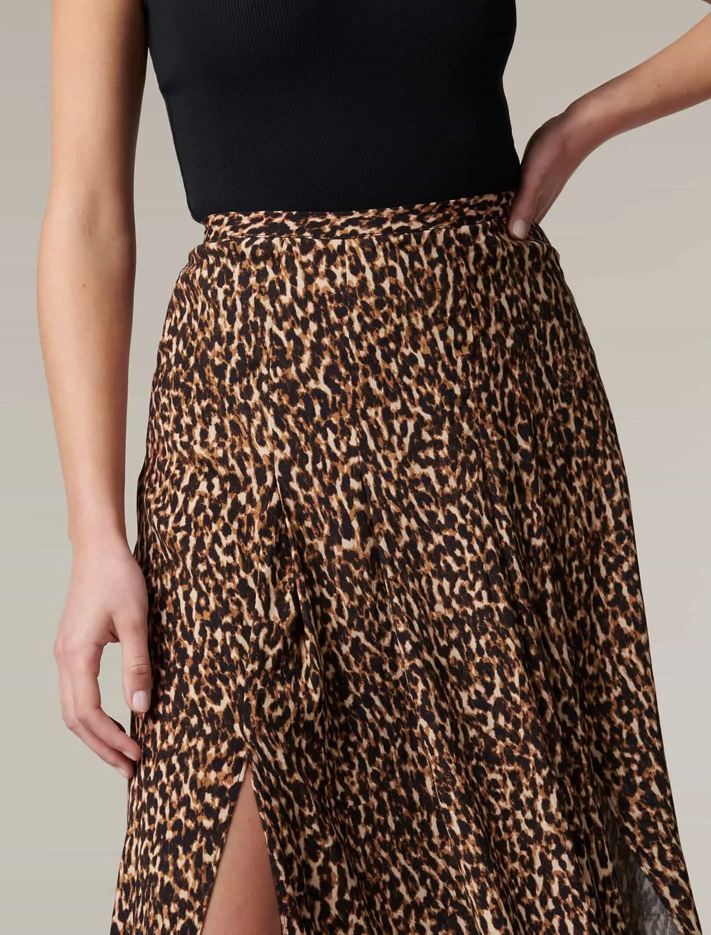 Sophie Double Split Midi Skirt
