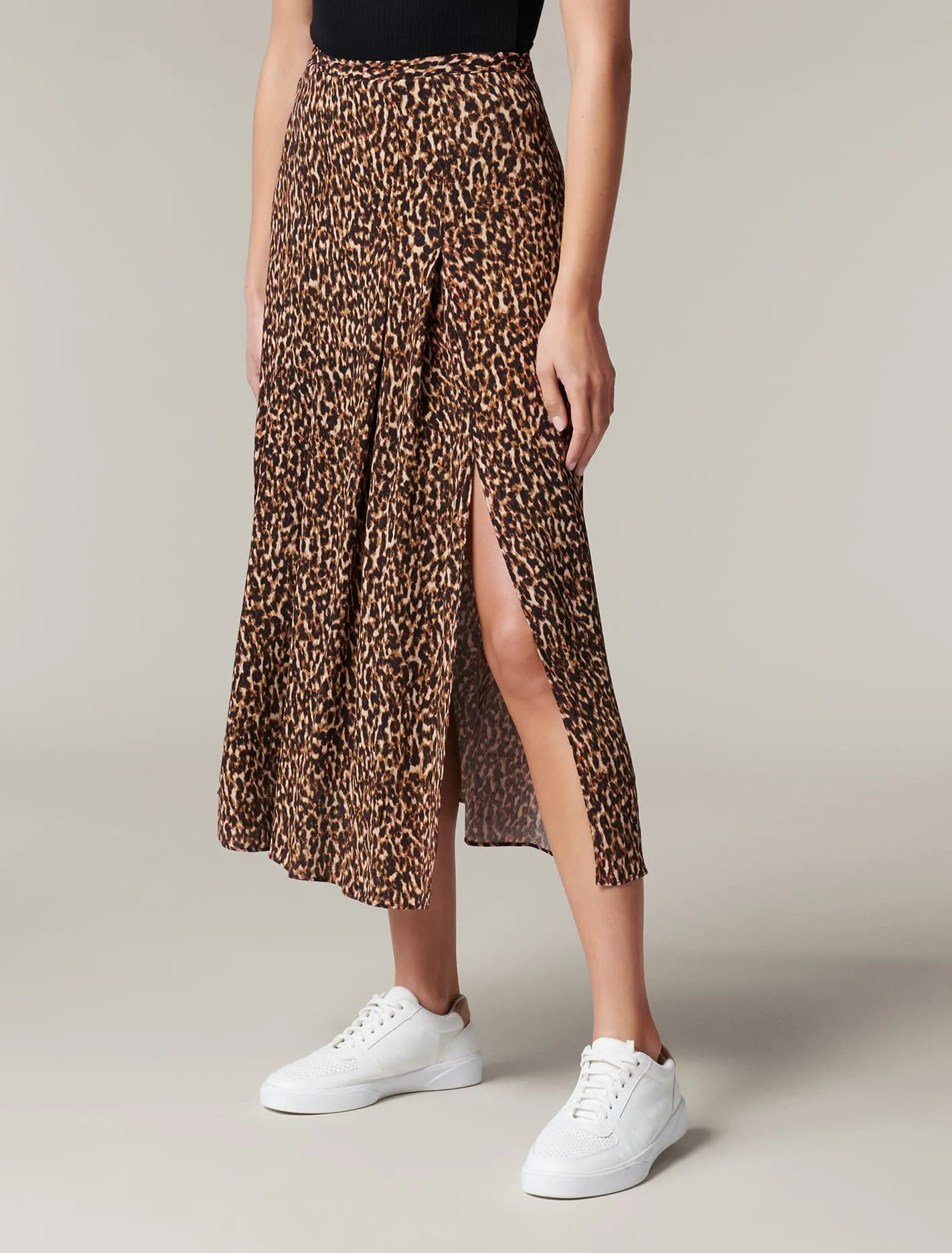 Sophie Double Split Midi Skirt