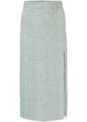 Teddy print skirt - Sage Bloom