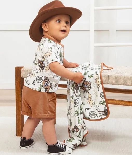 Tesa Babe Toddler Boy's On the Range Bamboo Set