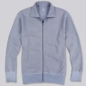 Thermal Pointelle Zip Cardigan (Air Force)