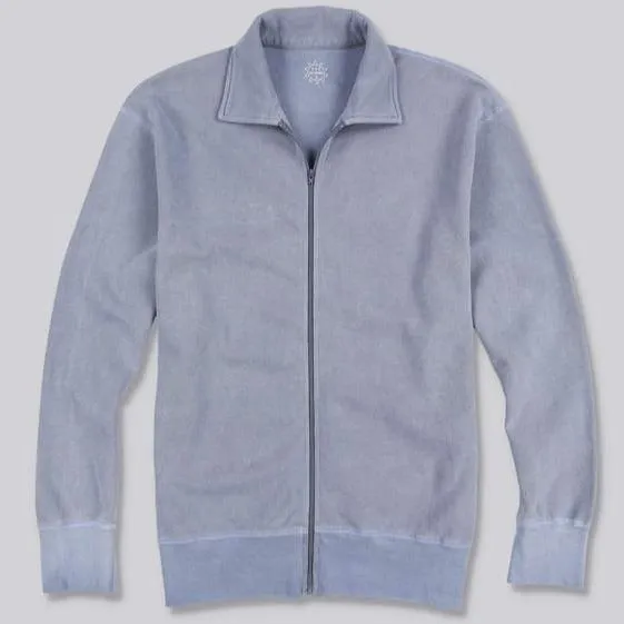 Thermal Pointelle Zip Cardigan (Air Force)
