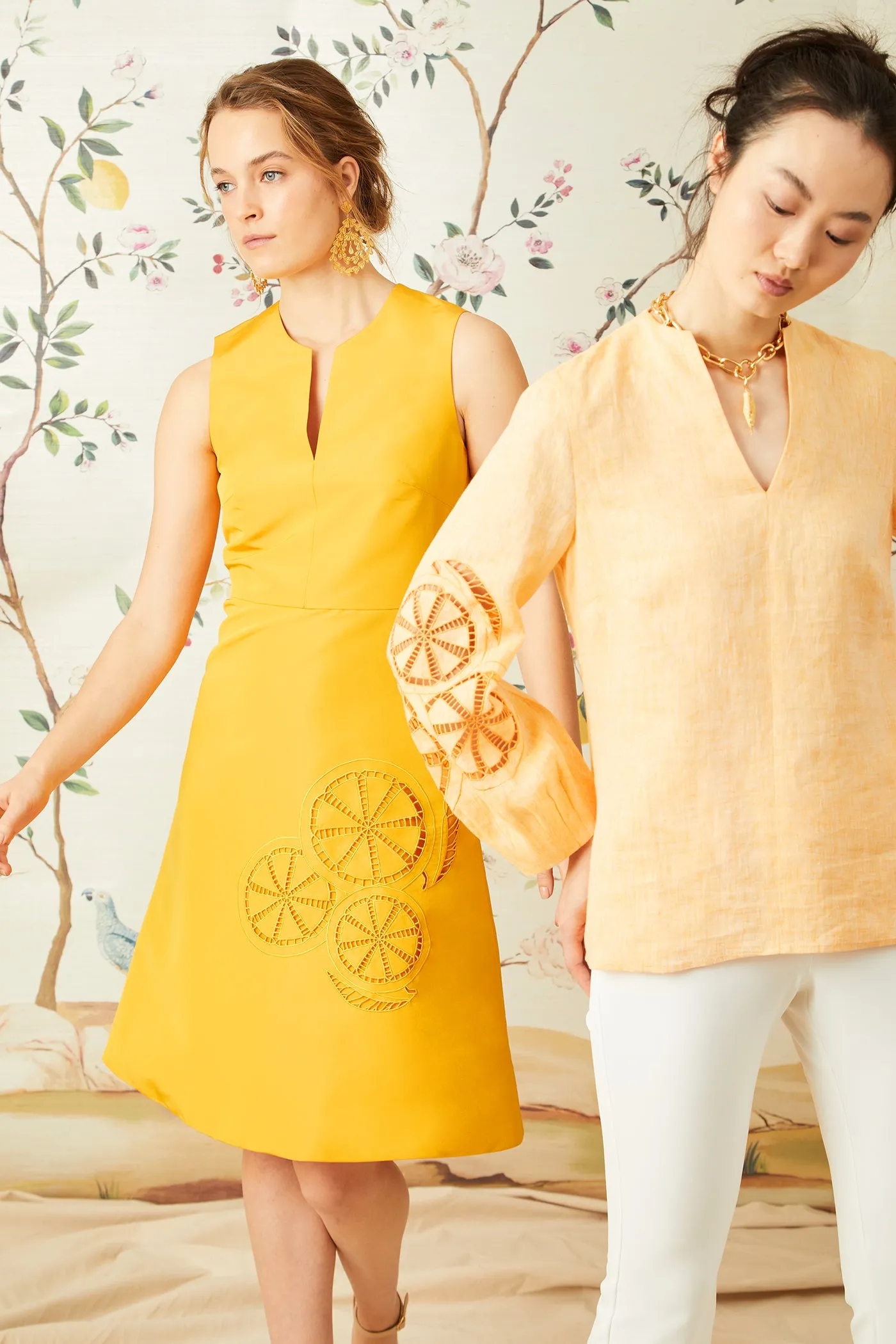 Valencia Blouse - Apricot
