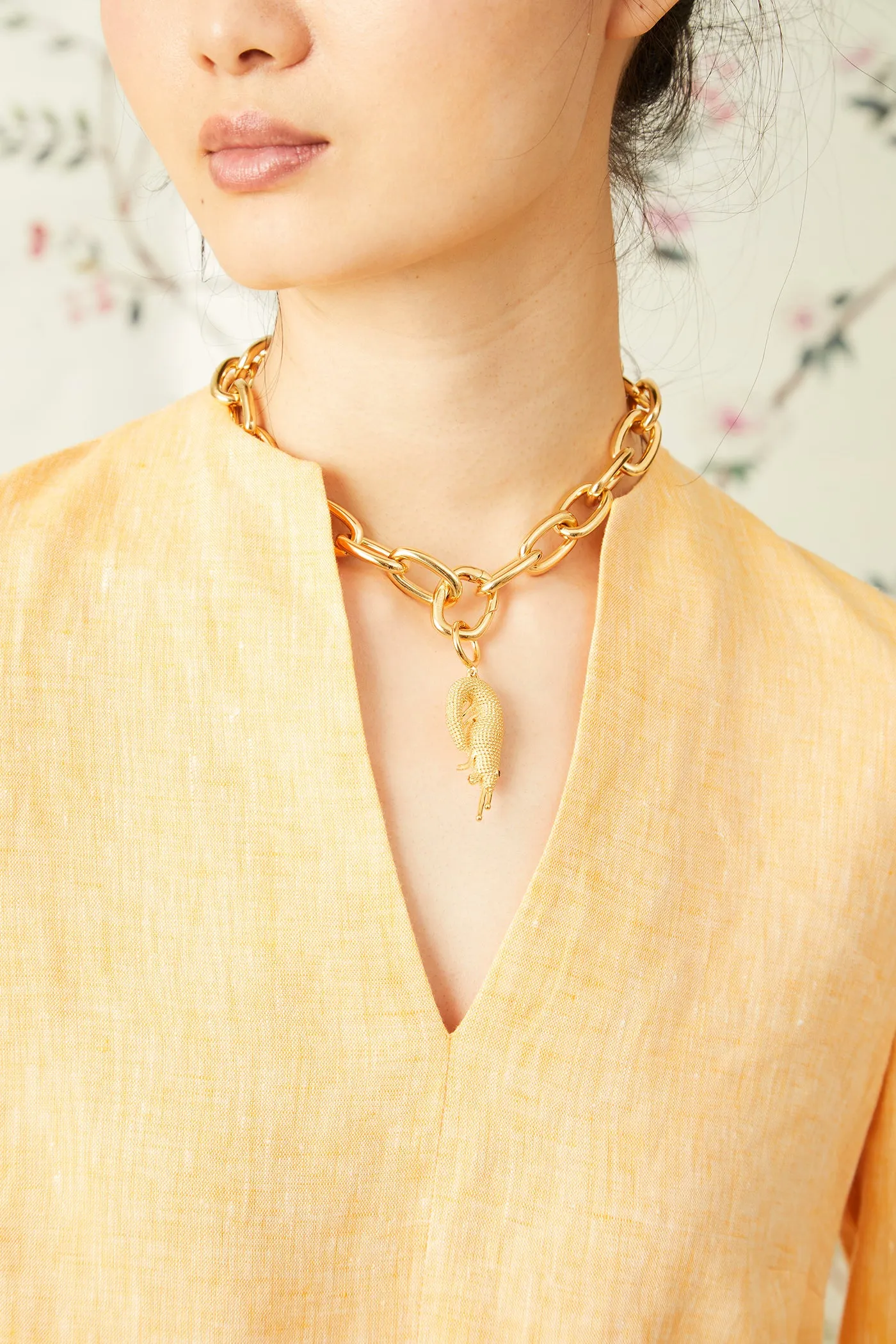 Valencia Blouse - Apricot