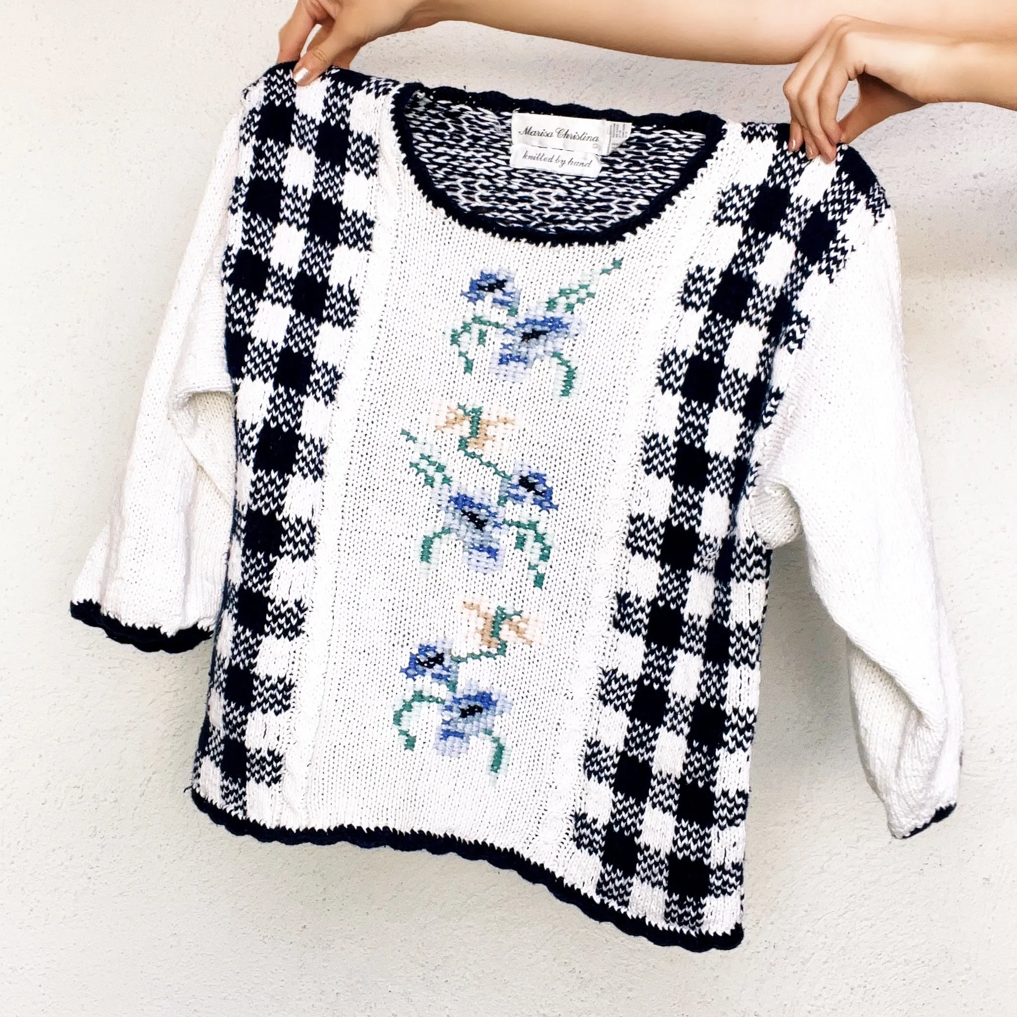 Vintage Hand Knit Sweater