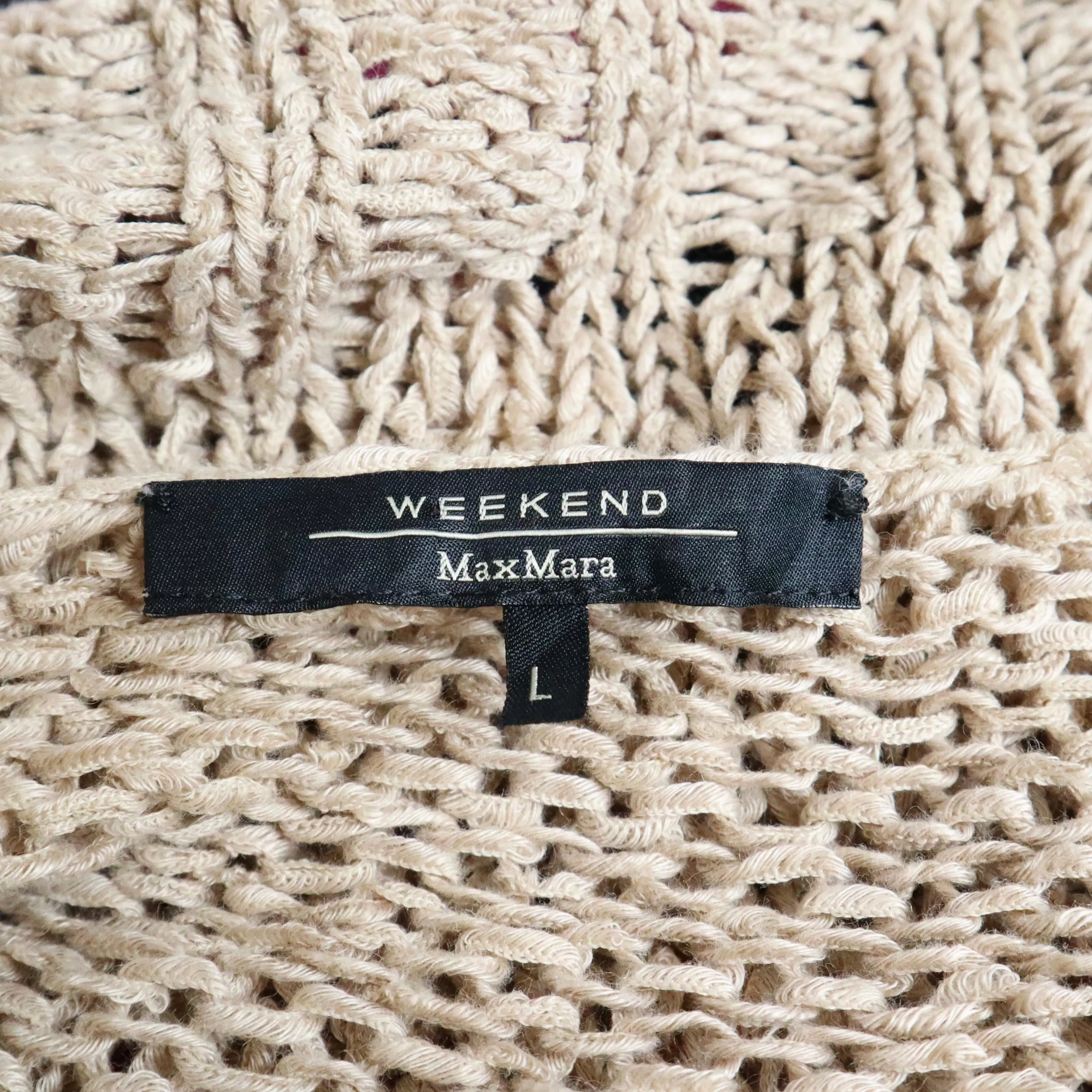 Y2K MAXMARA Slouchy Beige Sweater (L)