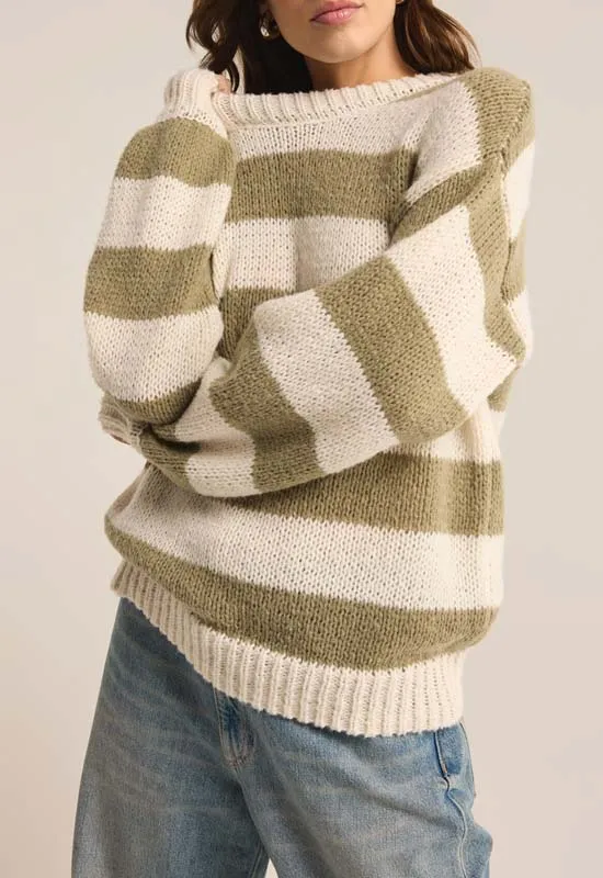 Z Supply - Anders Stripe Sweater Willow