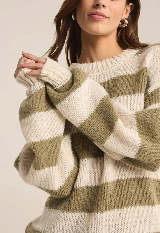 Z Supply - Anders Stripe Sweater Willow