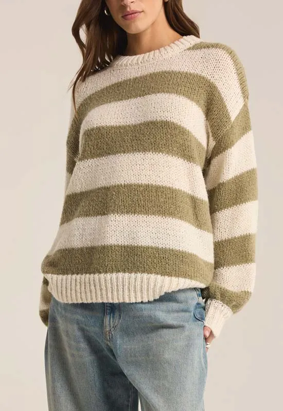 Z Supply - Anders Stripe Sweater Willow